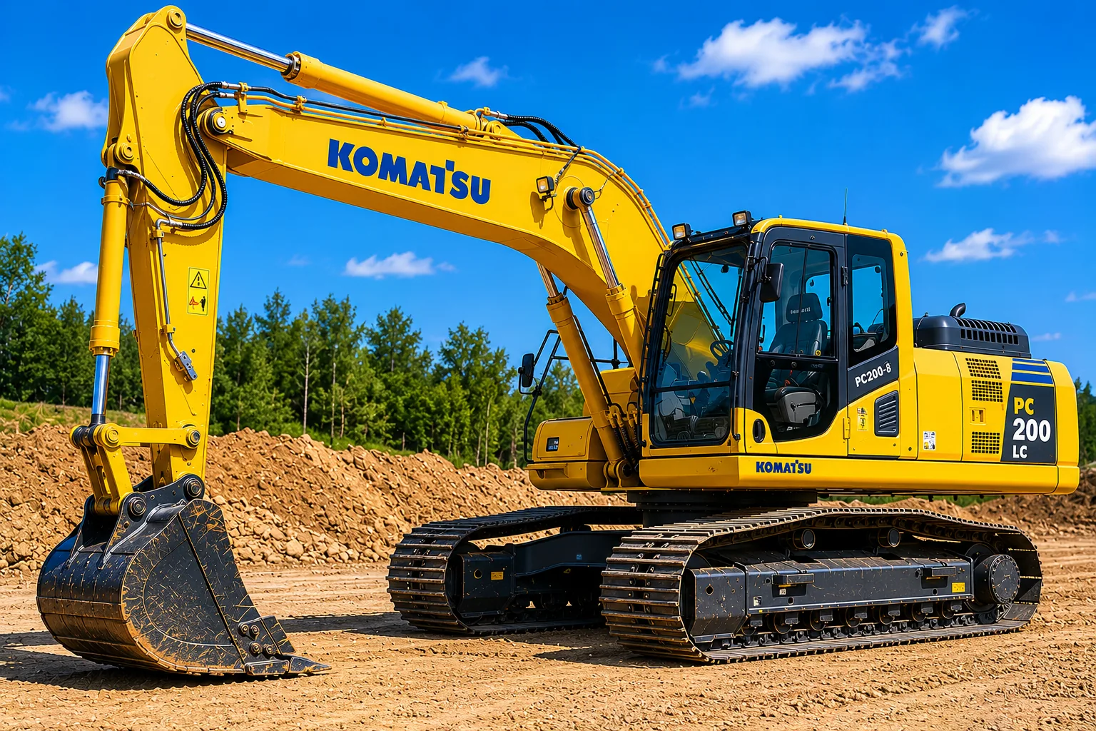 Гусеничный экскаватор Komatsu PC200-8 в аренду